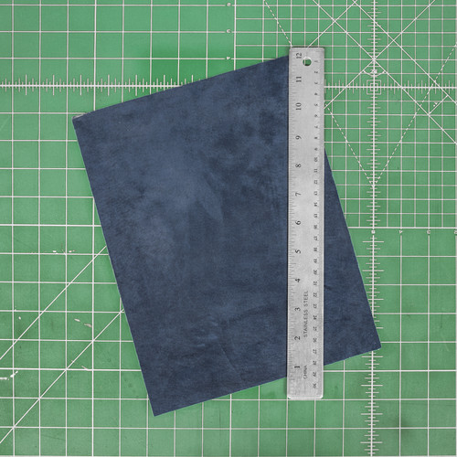 Realeather(R) Crafts Suede Leather Trim 8.5"X11"-Cadet Blue - SS0811-2052