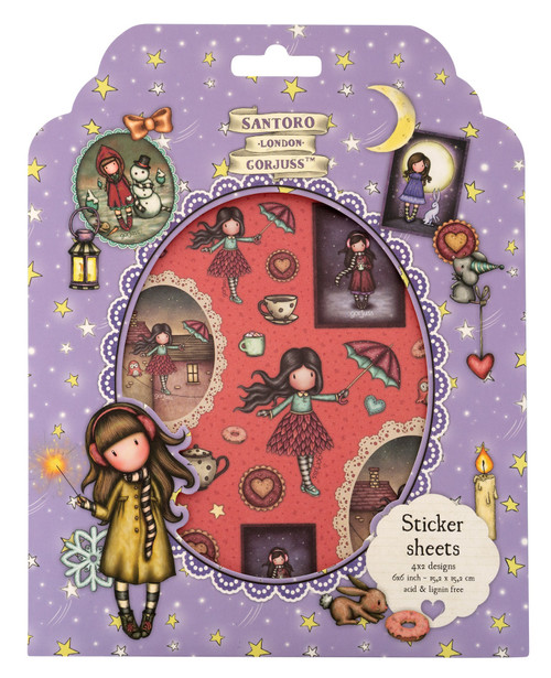 Studio Light Gorjuss Sticker Sheet-Nr. 14, 8 sheets ESSTIC14 - 8713943145418