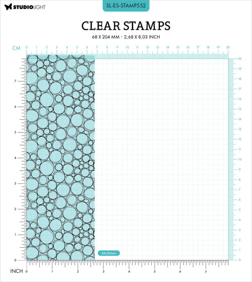 Studio Light Essentials Clear Stamp-Nr. 552, Circle Background STAMP552