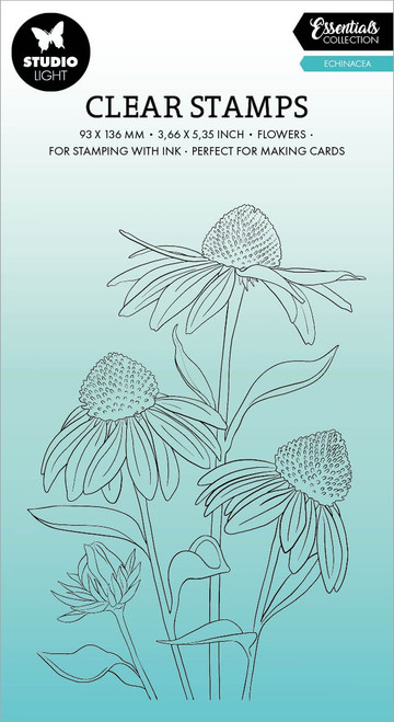 Studio Light Clear Stamp-Nr. 543, Echinacea - STAMP543 - 8713943146545