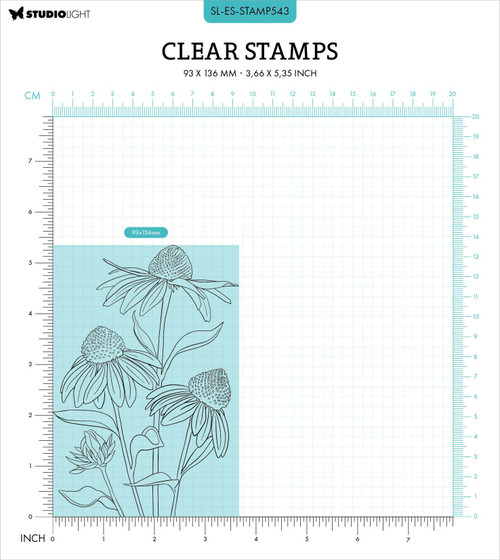 Studio Light Clear Stamp-Nr. 543, Echinacea - STAMP543