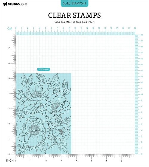 Studio Light Clear Stamp-Nr. 541, Peonies STAMP541