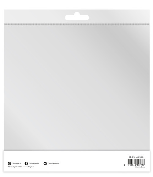 Studio Light Acetate Sheets 8"X8" 6/Pkg-Nr. 05, Transparent LCOACS05