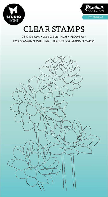 Studio Light Clear Stamp-Nr. 542, Little Dahlias - STAMP542 - 8713943146538