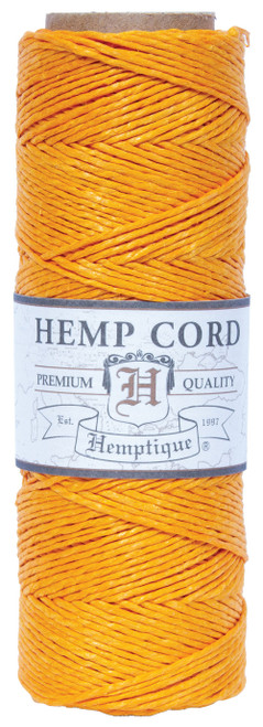 Hemptique Hemp Cord Spool 10lb 205'-Gold - HS10-GLD - 091037093790