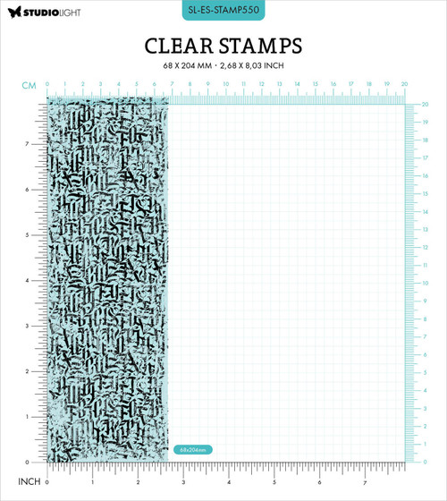 Studio Light Essentials Clear Stamp-Nr. 550, Gothic Script STAMP550