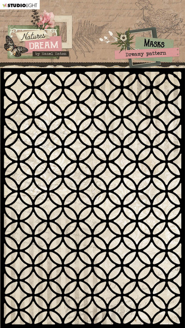 Studio Light HEN Natures Dream 5.9"X8.25" Stencil-Nr. 237, Dreamy Pattern - DMASK237 - 8713943145791 Studio Light HEN Natures Dream 5.9"X8.25" Stencil-Nr. 237, Dreamy Pattern - DMASK237 - 8713943145791