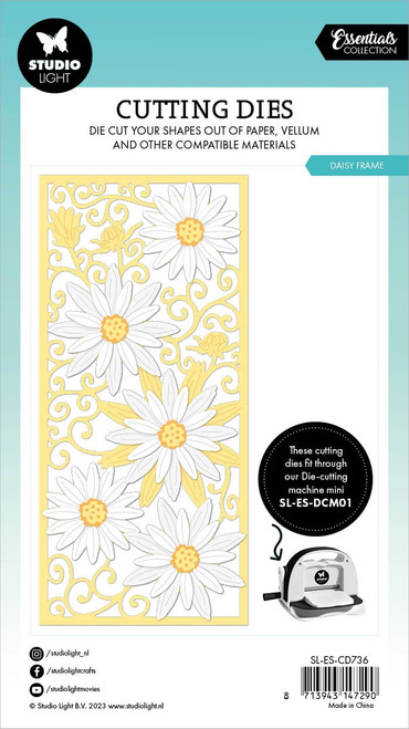 Studio Light Essentials Cutting Die-Nr. 736, Daisy Frame - LESCD736 Studio Light Essentials Cutting Die-Nr. 736, Daisy Frame - LESCD736