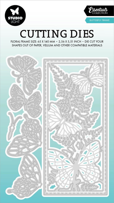 Studio Light Essentials Cutting Die-Nr. 737, Butterfly Frame - LESCD737 - 8713943147306 Studio Light Essentials Cutting Die-Nr. 737, Butterfly Frame - LESCD737 - 8713943147306
