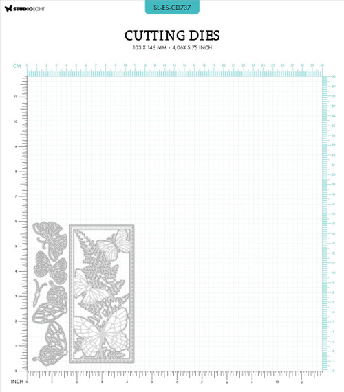 Studio Light Essentials Cutting Die-Nr. 737, Butterfly Frame - LESCD737 Studio Light Essentials Cutting Die-Nr. 737, Butterfly Frame - LESCD737