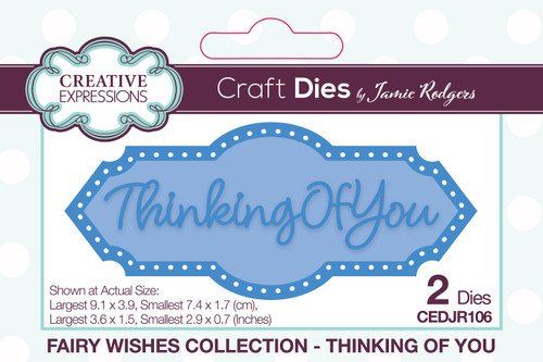 Creative Expressions Craft Dies By Jamie Rodgers-Thinking Of You Fairy Wishes CEDJR106 - 5055305985267