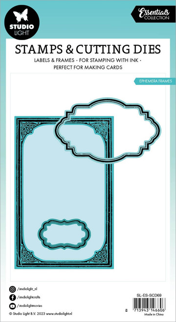 Studio Light Essentials Cutting Dies-Nr. 69, Ephemera Frames - LESSCD69 Studio Light Essentials Cutting Dies-Nr. 69, Ephemera Frames - LESSCD69