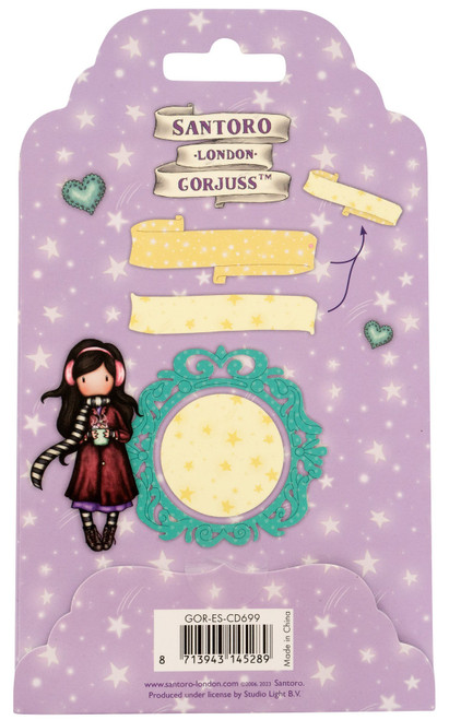 Studio Light Gorjuss Cutting Die-Nr. 699, Scroll & Embellished Frame - RESCD699 Studio Light Gorjuss Cutting Die-Nr. 699, Scroll & Embellished Frame - RESCD699
