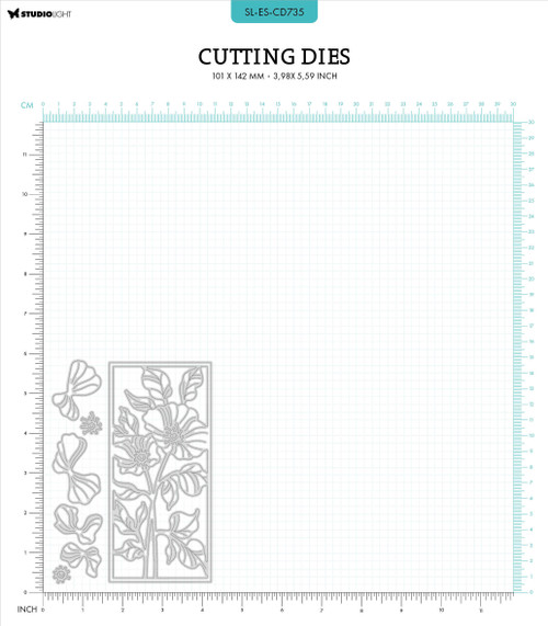 Studio Light Essentials Cutting Die-Nr. 735, Poppy Frame - LESCD735 Studio Light Essentials Cutting Die-Nr. 735, Poppy Frame - LESCD735