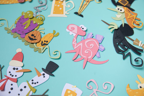 Sizzix Thinlits Die Set-Infinite Doodles #2 666524