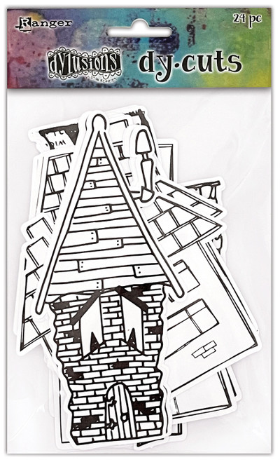 Dyan Reaveley's Dylusions Dy-Cuts 24/Pkg-Me Houses - DYA81524 - 789541081524