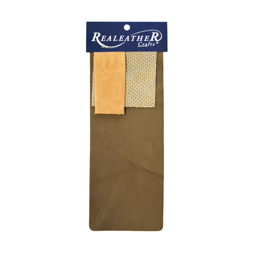 Realeather(R) Crafts Leather Trim Pack 3/Pkg-Assorted Small - BDL01 - 870192009156