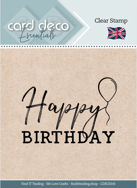 Find It Trading Precious Marieke Clear Stamps-Happy Birthday DECS141 - 8718715127340