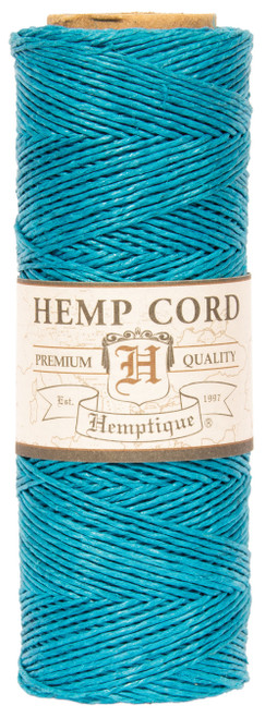5 Pack Hemptique Hemp Cord Spool 10lb 205'-Turquoise HS10-TURQ - 091037093851