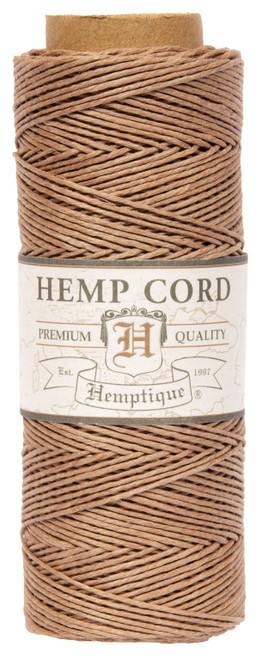 5 Pack Hemptique Hemp Cord Spool 10lb 205'-Light Brown HS10-LTBR - 091037093134