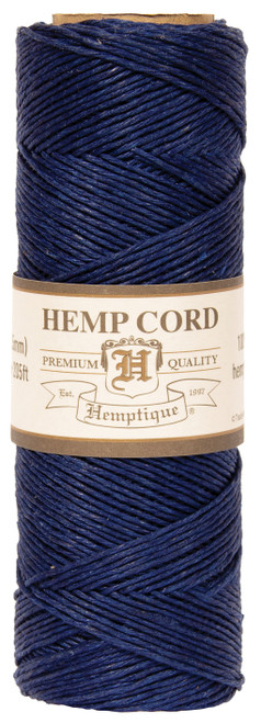 5 Pack Hemptique Hemp Cord Spool 10lb 205'-Navy Blue HS10-NAV - 091037333216