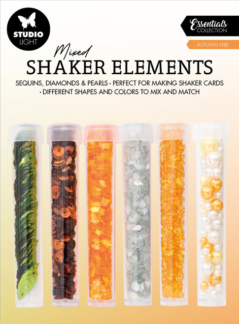 2 Pack Studio Light Essential Shaker Elements 6/Pkg-Nr. 16, Autumn Vibe SSHAKE16 - 8713943146026