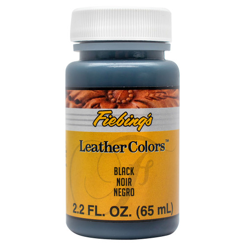 3 Pack Realeather Fiebings Leather Dye 2oz-Black F2120-1 - 025784520018