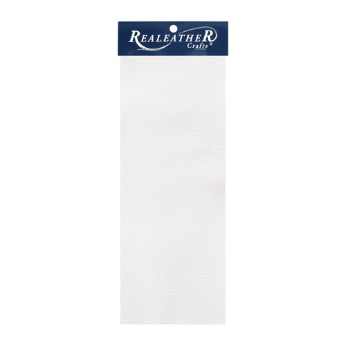 3 Pack - Realeather(R) Crafts Premium Leather Trim 9"X3"-White - C0903060 - 870192012637