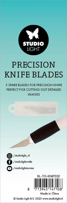 2 Pack Studio Light Precision Knife Spare Blades 5/Pkg-Nr. 01 OKNIFE02