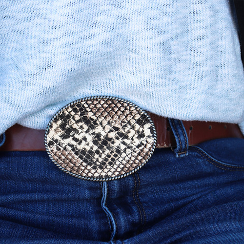 3 Pack - Realeather(R) Crafts Printed Leather Trim 9"X3"-Python Taupe - C0903524