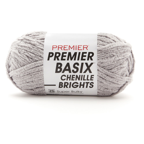3 Pack - Premier Basix Chenille Brights Yarn-Fog - 2126-15 - 840166828731 3 Pack - Premier Basix Chenille Brights Yarn-Fog - 2126-15 - 840166828731