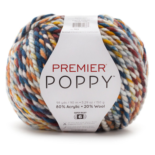 3 Pack Premier Poppy Yarn-Ginger Root 2128-04 - 840166829387