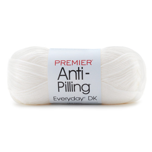 3 Pack Premier Yarns Anti-Pilling Everyday DK Solids Yarn-White 1107-01 - 847652084008