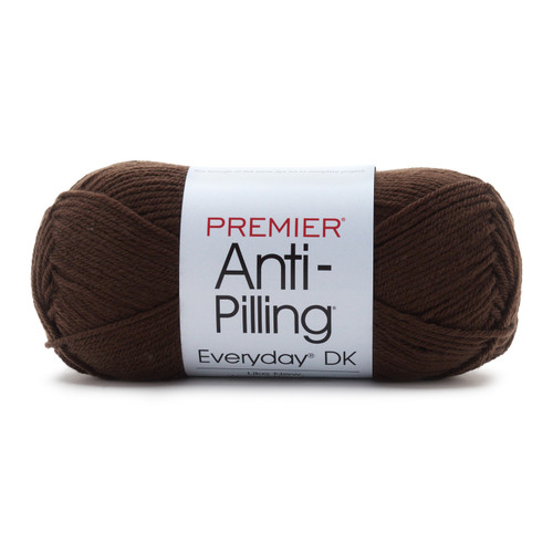 3 Pack - Premier Yarns Anti-Pilling Everyday DK Solids Yarn-Black Walnut - 1107-23 - 847652084220