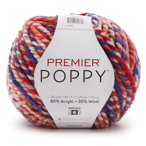 Premier Poppy Yarn-Pop Art - 2128-03 - 840166829370 Premier Poppy Yarn-Pop Art - 2128-03 - 840166829370