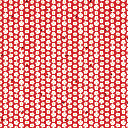 25 Pack Little Ladybug Double-Sided Cardstock 12"X12"-Delightful Daisies LLB12-47011