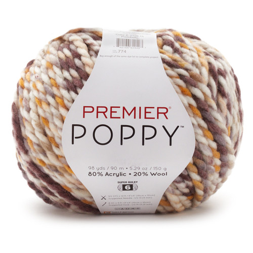 Premier Poppy Yarn-Portobello - 2128-15 - 840166829493