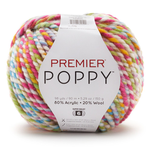 Premier Poppy Yarn-Parakeet 2128-16 - 840166829509