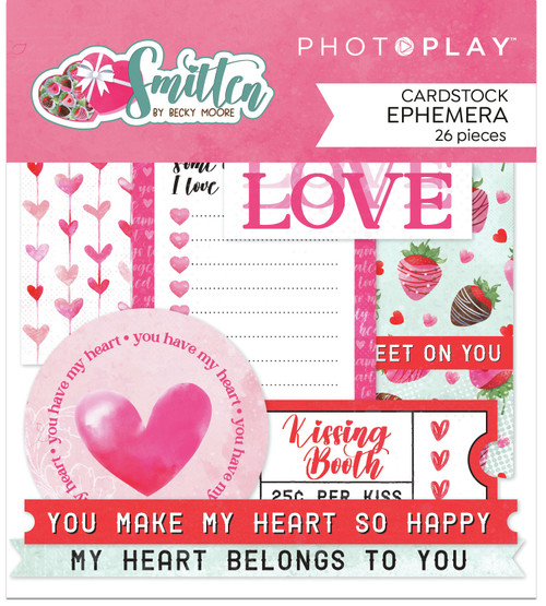 3 Pack Smitten Ephemera Cardstock Die-CutsPSMI4354 - 709388343548