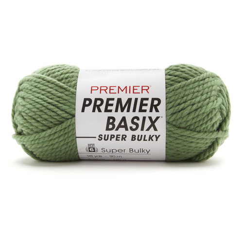 3 Pack Premier Basix Super Bulky Yarn-Spruce 2121-33 - 840166826874