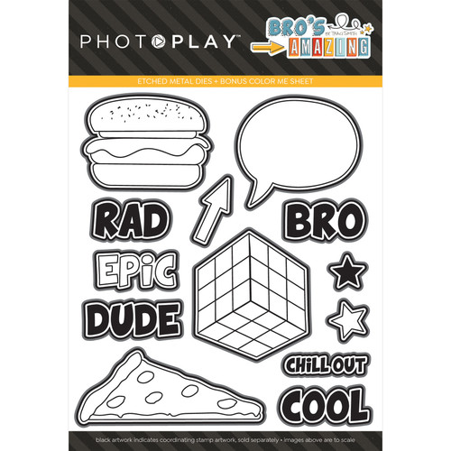 PhotoPlay Etched Die-Bro's Amazing - PBRO4368 - 709388343685