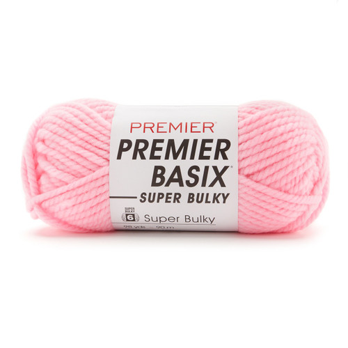 Premier Basix Super Bulky Yarn-Pink - 2121-37 - 840166828205