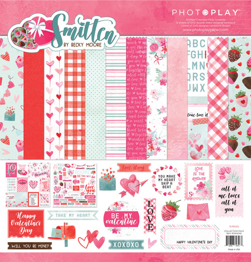 PhotoPlay Collection Pack 12"X12"-Smitten - PSMI4346 - 709388343463