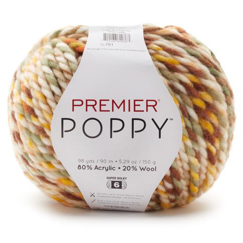 Premier Poppy Yarn-Chai Latte 2128-02 - 840166829363