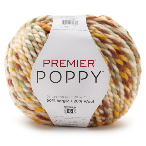 Premier Poppy Yarn-Chai Latte - 2128-02 - 840166829363