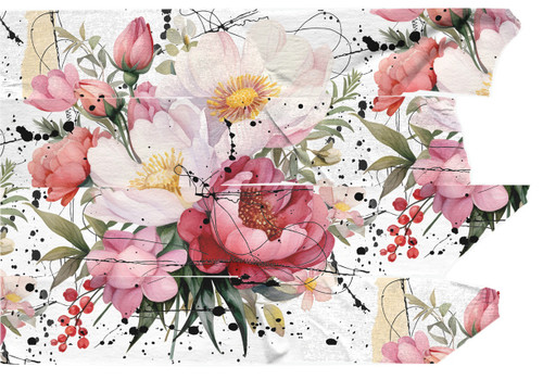 3 Pack - AALL And Create Layer-It-Up Washi Tape-Blooming Splodge - ALLMT074