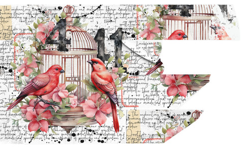 3 Pack - AALL And Create Layer-It-Up Washi Tape-Free The Birds - ALLMT075 3 Pack - AALL And Create Layer-It-Up Washi Tape-Free The Birds - ALLMT075