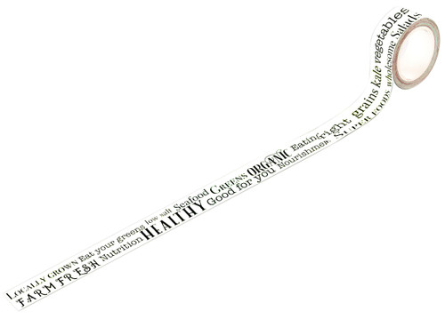 3 Pack - AALL And Create Washi Tape-Healthy Lettering - ALLMT086 - 5060979164788 3 Pack - AALL And Create Washi Tape-Healthy Lettering - ALLMT086 - 5060979164788