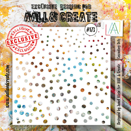 2 Pack AALL And Create Stencil 6"X6"-173 ALLPC173 - 5060979162876