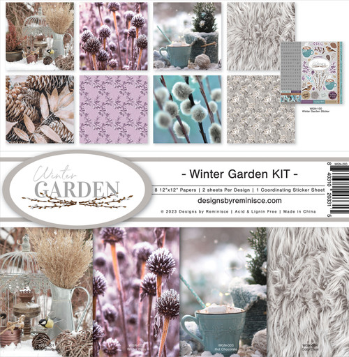Reminisce Collection Kit 12"X12"-Winter Garden - WGN200 - 840310203315